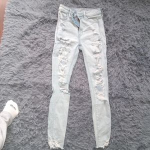 American Eagle tight jeans size 0 next level stretch